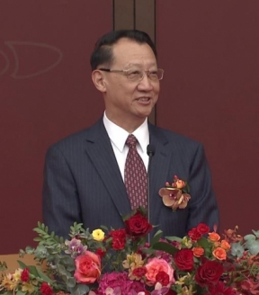 深圳汉国中心开业仪式上集团李董讲话